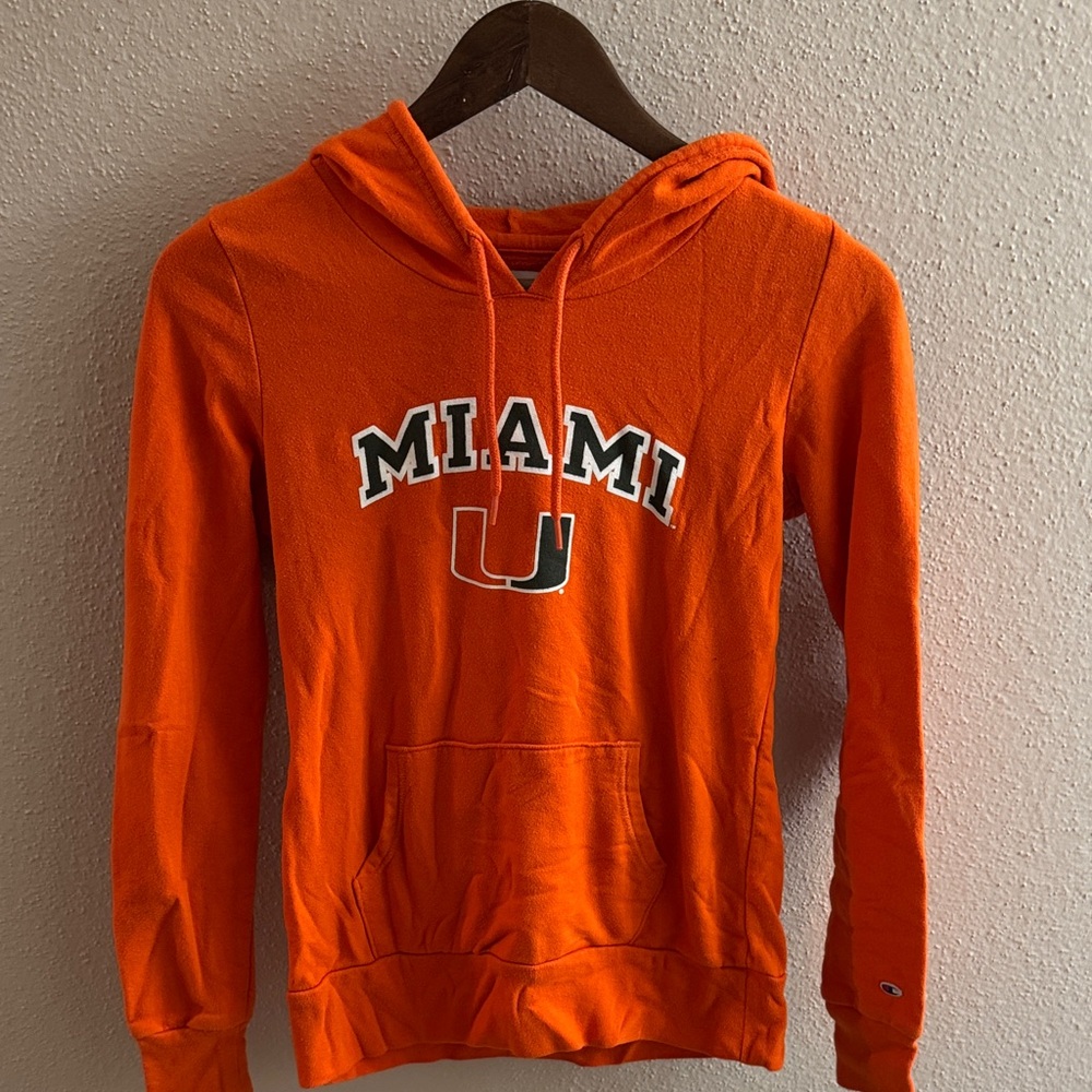 Champion Orange Miami Hoodie